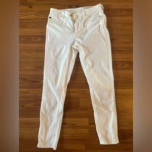 Anthropology white jeans size 27 regular